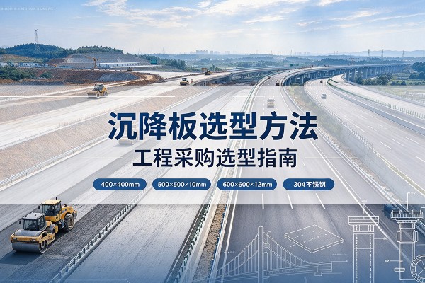 密山沉降板选择方法